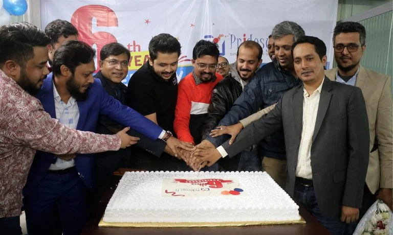 প্রাইডসিস আইটির ষষ্ঠ প্রতিষ্ঠাবার্ষিকী উদযাপন